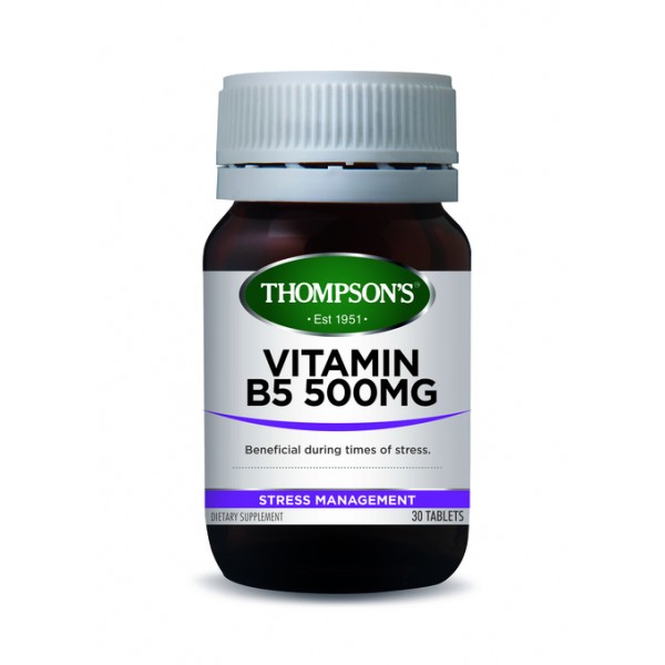 Thompson's Vitamin B5 500mg 30 Tablets