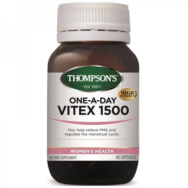 Thompson's Vitex 1500 One-A-Day 60 Capsules