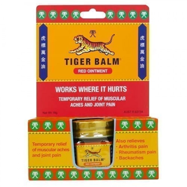 Tiger Balm Extra Strength Red Ointment 18g