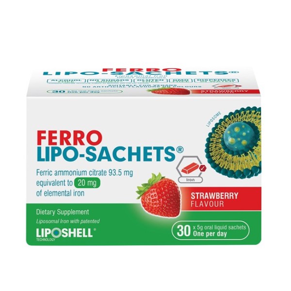 Ferro Lipo-Sachets Liposomal Iron 30 Packs