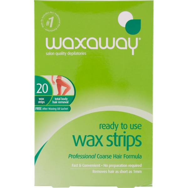 Waxaway Wax Strips Large 20PK