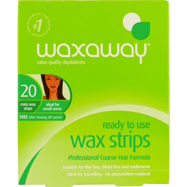 Waxaway Wax Strips Mini 20PK
