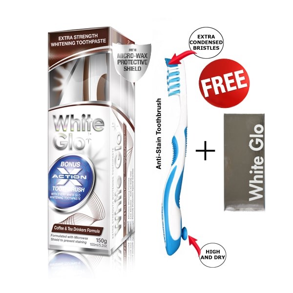 White Glo Toothpaste Coffee & Tea Drinkers Formula 150g